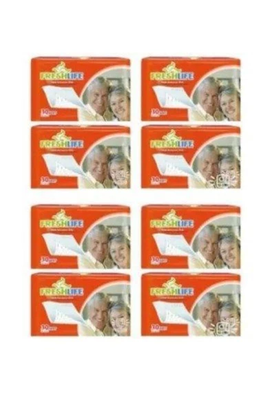 Yatak Koruyucu Örtü 60x90 8li Avantaj Paketi 240 Adet Freshlıfe