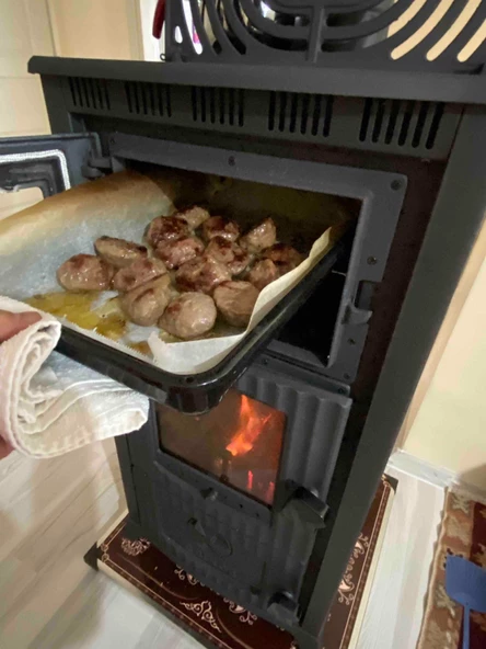 Rekor Lima Döküm Yanma Hazneli Şömine 6 Parça Boru Hediyeli - 7