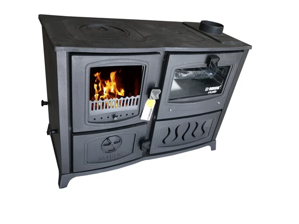 Rekor Vezüv Maşinga Tuğlalı Döküm Şömine 6 Parça Boru Hediyeli - 4