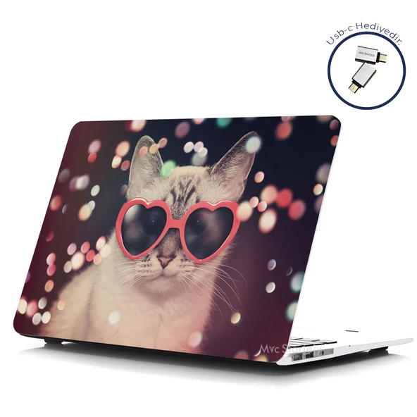 Macbook Pro Kılıf 15 inç Cat01NL (Touchbarlı 15" Pro) A1707 A1990 ile Uyumlu - 12