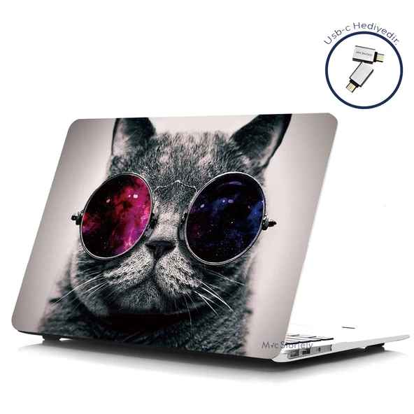 Macbook Pro Kılıf 15 inç Cat01NL (Touchbarlı 15" Pro) A1707 A1990 ile Uyumlu - 10
