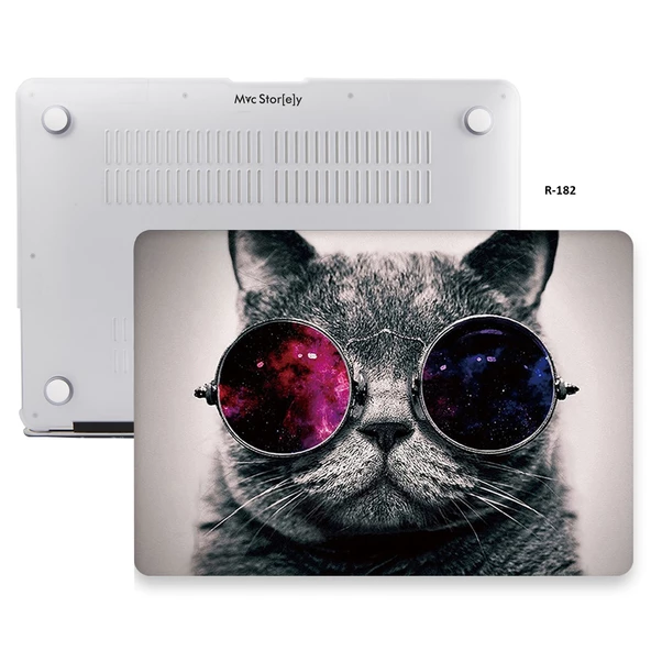 Macbook Pro Kılıf 15 inç Cat01NL (Touchbarlı 15" Pro) A1707 A1990 ile Uyumlu - 5