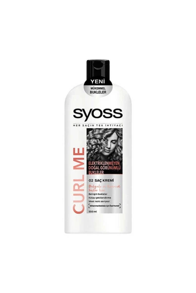 Syoss Curl Me 02 Saç Kremi 550 ml
