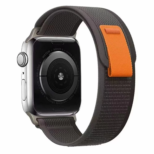 Apple Watch 10 46mm Zore KRD-77 Hasır Kordon - Resim 3