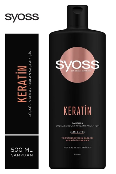 Syoss Şampuan Keratin 500 Ml - Resim 2