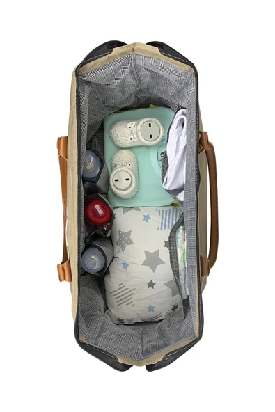 Bye Bye Baby Bag Anne Bebek Bakım ve Kadın Çantası-Bej - 5