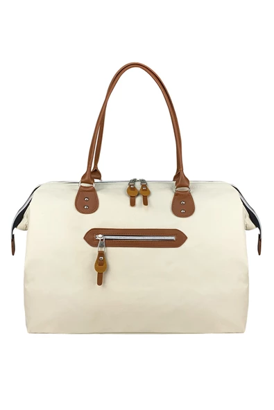 Stylo Just For Baby Anne Bebek Bakım Ve Kadın Çantası-vizon - Resim 3