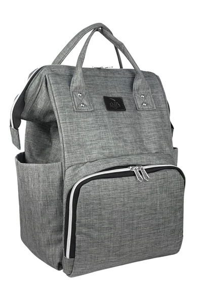 Stylo Star Anne Bebek Bakım Sırt Çantası Termos Çanta - Gri - 2