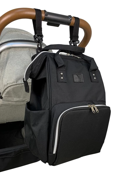 Stylo Paris Anne Bebek Sırt Çantası Siyah - 5