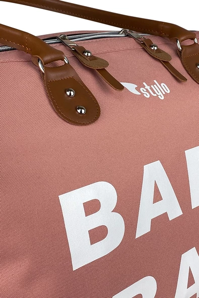 Stylo Baby Bag Anne Bebek Bakım Çantası Pudra Pembe - 4