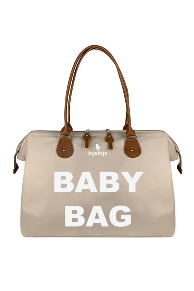 Bye Bye Baby Bag Anne Bebek Bakım ve Kadın Çantası-Bej - 2