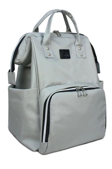 Stylo Star Anne Bebek Çantası Ve Küçük Termal Çanta Kül Gri - 6