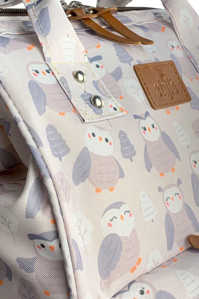 Stylo Paris Anne Bebek Bakım Çantası ve Isı Yalıtımlı Beach Bag Termos Çanta-2'li Takım - 6