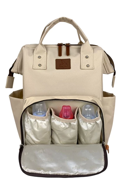 Stylo Paris Anne Bebek Sırt Çantası Bej - 4