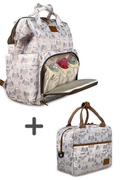 Stylo Paris Anne Bebek Bakım Çantası Ve Isı Yalıtımlı Food Termos Çanta 2'li - 2