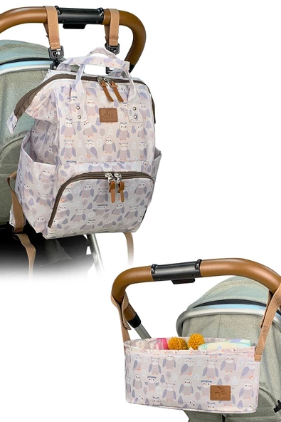 Stylo Paris Anne Bebek Bakım Çantası Ve Trip Bebek Arabası Çantası 2'li - 3