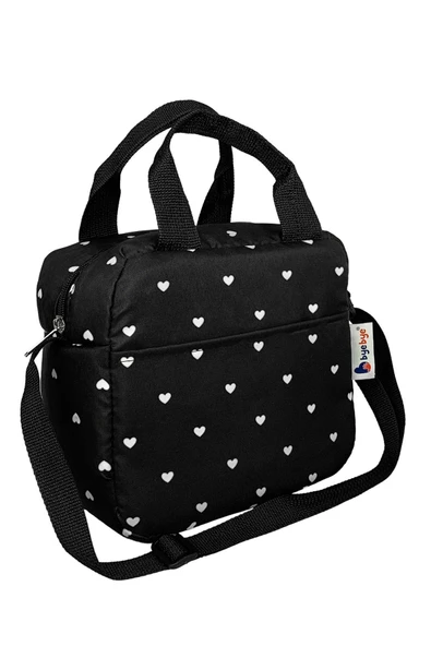 Bye Bye Beslenme Çantası Ve Termos Yemek Taşıma Çantası Omuz Askılı-kalpli - 4