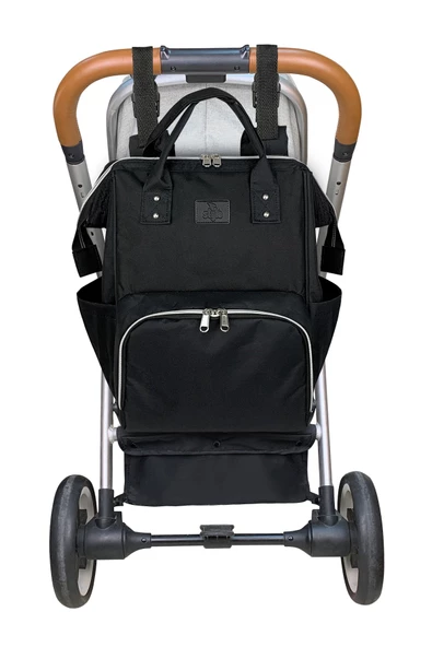 Stylo Star Anne Bebek Bakım Sırt Çantası Termos Çanta -siyah - 7