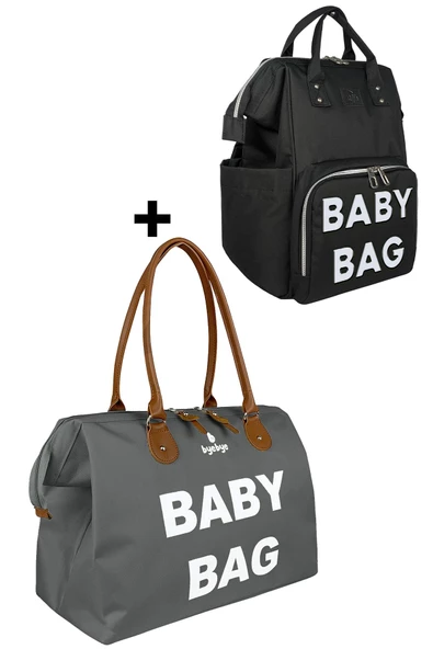 Bye Bye Baby Bag Anne Bebek Bakım Omuz Çantası Silver Anne Bebek Bakım Sırt Çantası - 2