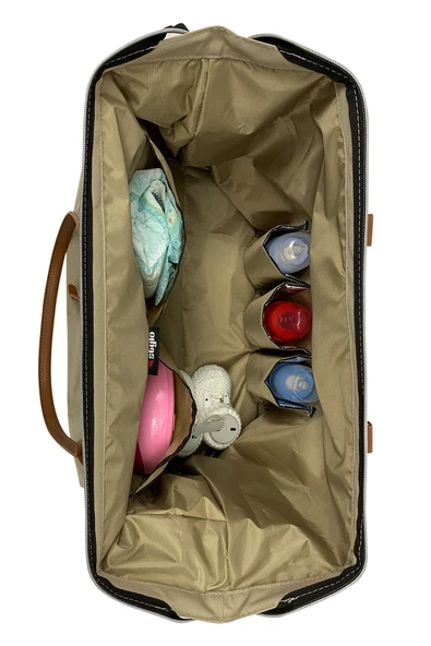 Stylo Mommy Bag 3d Anne Bebek Bakım Çantası - Vizon - 4