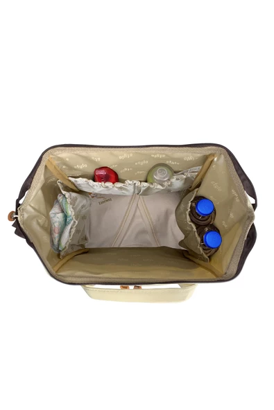 Stylo Paris Anne Bebek Sırt Çantası Bej - 6