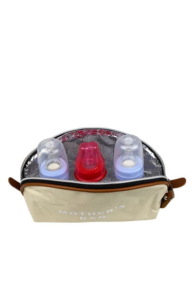 Stylo Just For Baby Anne Bebek Bakım Ve Kadın Çantası-vizon - Resim 4