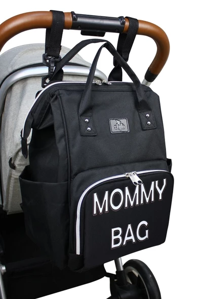 Stylo Paris Mommy Bag Baskılı Anne Bebek Çantası - 4
