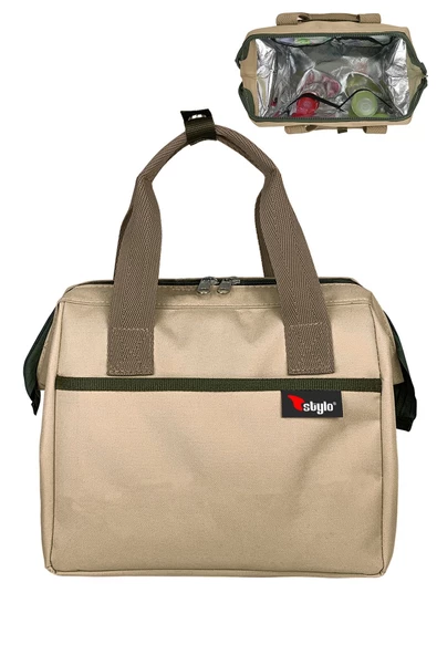 Stylo Beach Bag Termos Çanta - Bej - 2