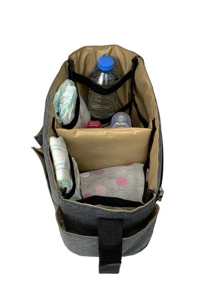 Stylo Jogging Bebek Arabası Çantası - Gri - Resim 5