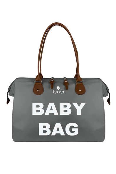 Bye Bye Baby Bag Anne Bebek Bakım ve Kadın Çantası-Gri - 2