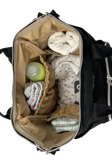 Stylo Paris Anne Bebek Bakım Çantası ve Isı Yalıtımlı Beach Bag Termos Çanta-2'li Takım - 7