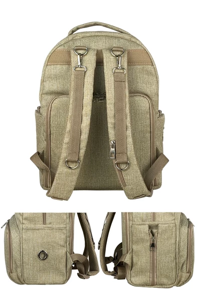 Stylo Duo Bej Backpack For Mothers Anne Bebek Bakım Sırt Çantası - 2