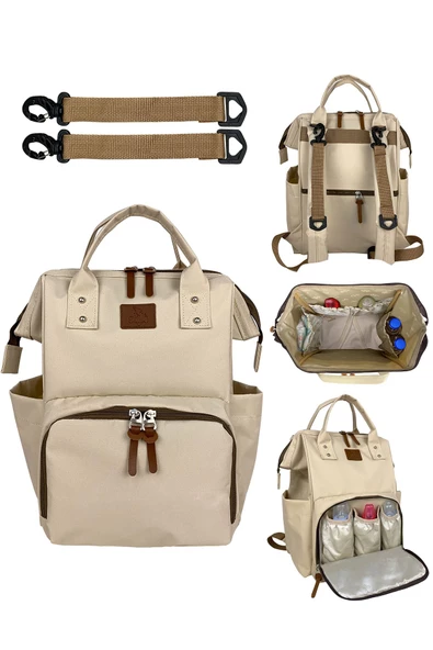 Stylo Paris Stylo Anne Bebek Bakım Sırt Çantası-bej