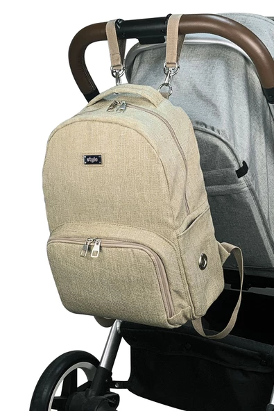 Stylo Duo Bej Backpack For Mothers Anne Bebek Bakım Sırt Çantası - 7