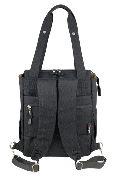 Stylo Platinum 2 In 1 Anne Bebek Bakım Sırt Ve Omuz Çantası-siyah - 7