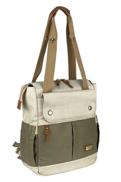 Stylo Platinum 2 In 1 Anne Bebek Bakım Sırt Ve Omuz Çantası-bej - 2