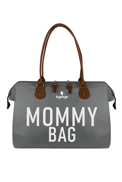Bye Bye Mommy Bag  Anne Bebek Bakım ve Kadın Çantası-Gri - 2