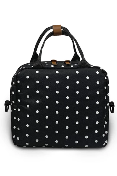 Stylo Unisex Siyah Food Bag Mama Ve Çok Amaçlı Yemek Taşıma Termos Bebek Bakım Çantası - Resim 6