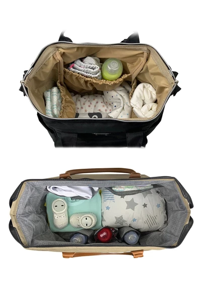 Bye Bye Baby Bag Anne Bebek Bakım Omuz Çantası Silver Anne Bebek Bakım Sırt Çantası - 4