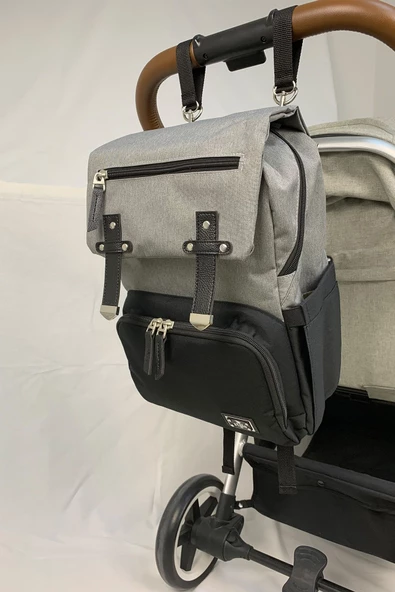 Stylo Working Mothers Bag Bebek Bakım Sırt Çantası - Siyah - 6