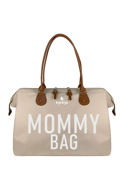 Bye Bye Mommy Bag Anne Bebek Bakım ve Kadın Çantası-Bej - 2