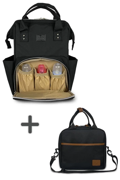 Stylo Paris Anne Bebek Bakım Çantası Ve Isı Yalıtımlı Food Termos Çanta 2'li - 2