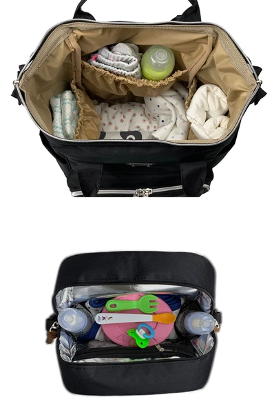 Stylo Paris Anne Bebek Bakım Çantası Ve Isı Yalıtımlı Food Termos Çanta 2'li - 5