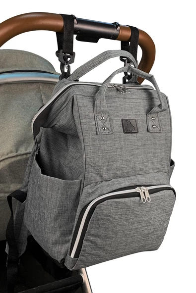 Stylo Paris Anne Bebek Çantası Gri - 6