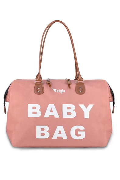 Stylo Baby Bag Anne Bebek Bakım Çantası Pudra Pembe