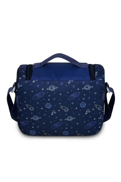 Bye Bye Yummy Okul Öncesi Kreş Çocuk El ve Omuz Termo Beslenme Çantası-Uzay - 4