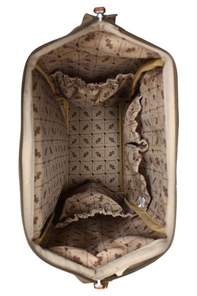 Stylo Monaco Baby Bag Baskılı Anne Bebek Bakım Sırt Çantası - Beyaz Baskı - Resim 6