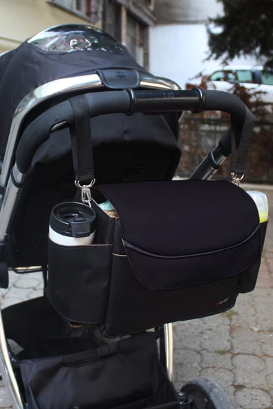 Bye Bye Bebek Arabası Çantası Stroller Bag Siyah