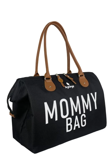 Bye Bye Mommy Bag  Anne Bebek Bakım ve Kadın Çantası-Siyah - Resim 3