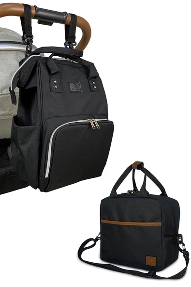 Stylo Paris Anne Bebek Bakım Çantası Ve Isı Yalıtımlı Food Termos Çanta 2'li - 3